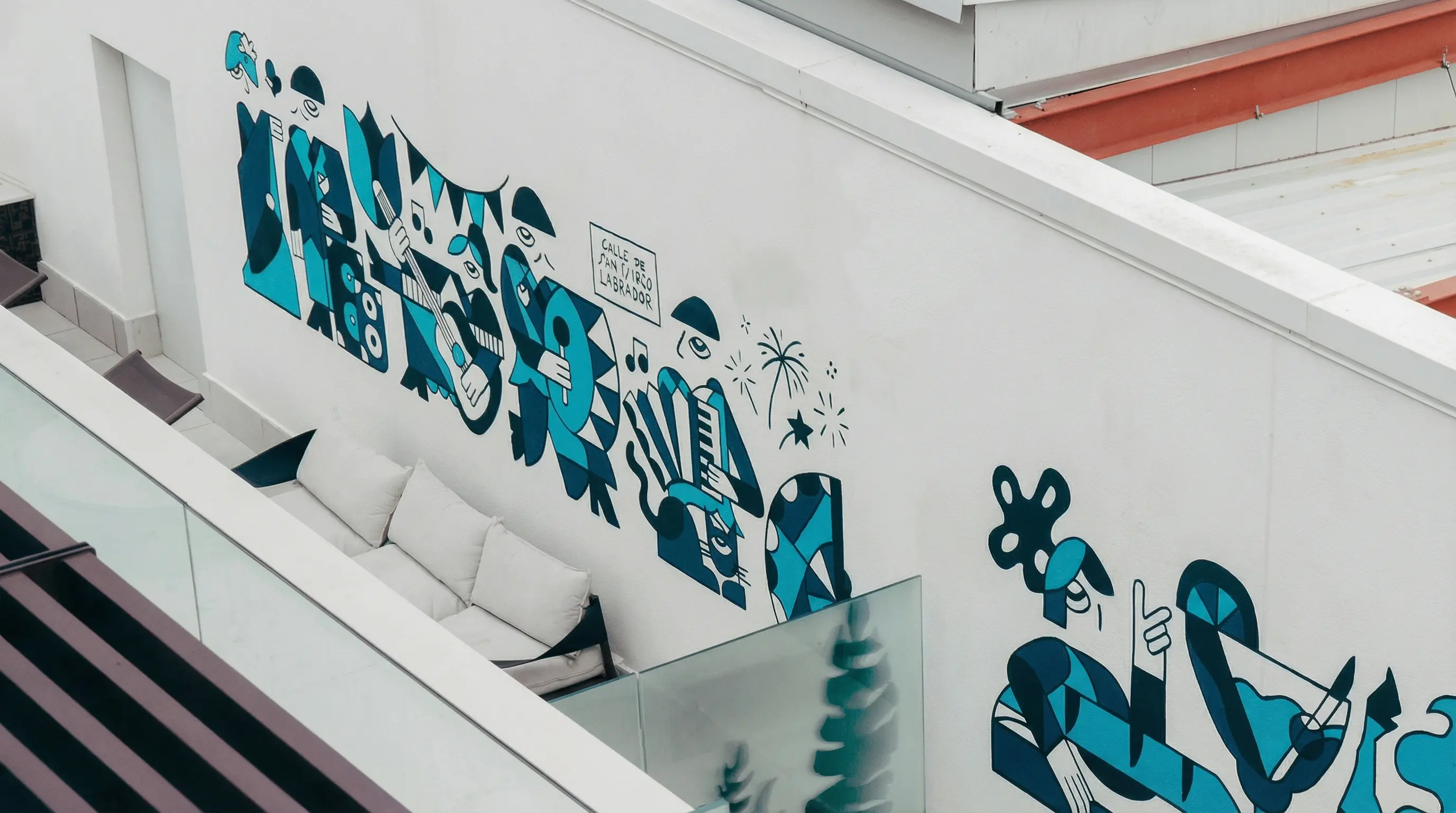 Mural artwork created for Thompson.