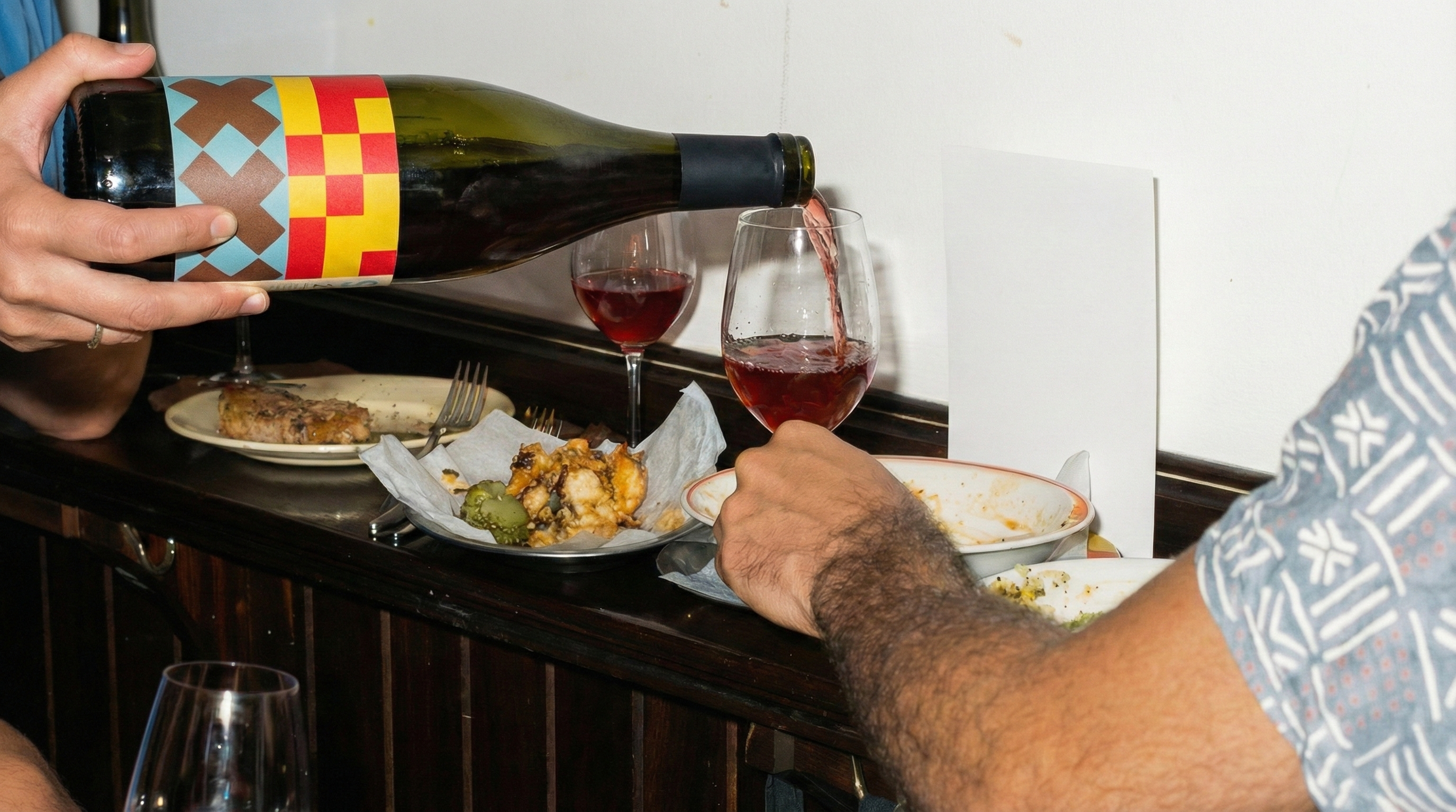 Bottle trio for Valencia Wines.
